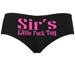 Sir's Little Fuck Toy - Black Boyshort