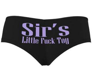 Sir's Little Fuck Toy - Black Boyshort