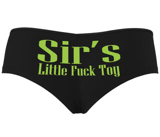Sir's Little Fuck Toy - Black Boyshort