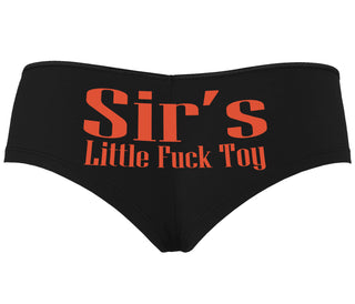 Sir's Little Fuck Toy - Black Boyshort