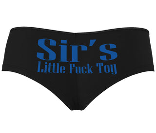 Sir's Little Fuck Toy - Black Boyshort