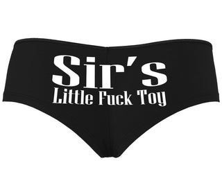 Sir's Little Fuck Toy - Black Boyshort