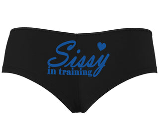 Sissy In Training - Black Boyshort