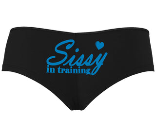 Sissy In Training - Black Boyshort