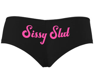 Sissy Slut - Black Boyshort
