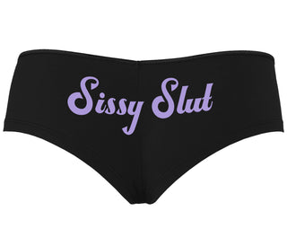 Sissy Slut - Black Boyshort