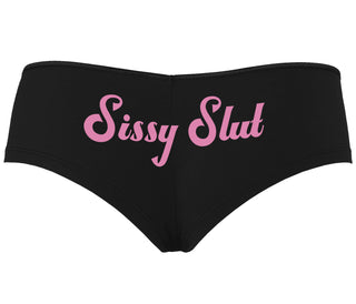 Sissy Slut - Black Boyshort