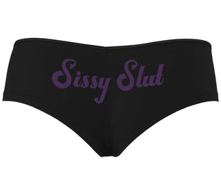 Sissy Slut - Black Boyshort