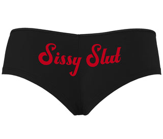 Sissy Slut - Black Boyshort