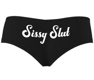 Sissy Slut - Black Boyshort