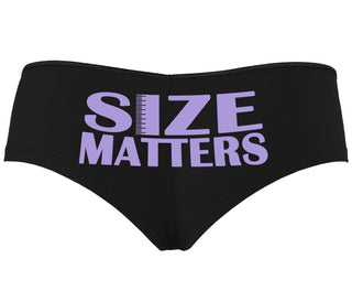 Size Matters - Black Boyshort