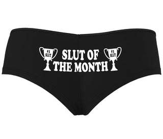 Slut Of The Month - Black Boyshort
