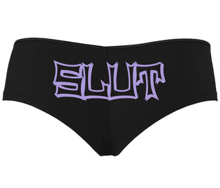 Slut - Black Boyshort