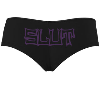 Slut - Black Boyshort