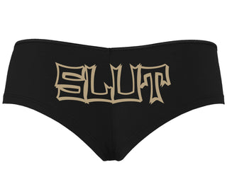 Slut - Black Boyshort