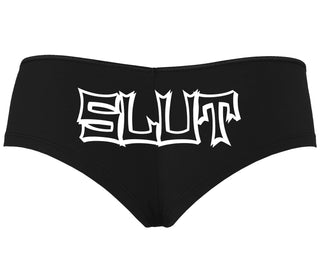 Slut - Black Boyshort