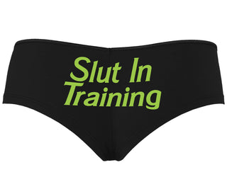 Slut In Training - Black Boyshort