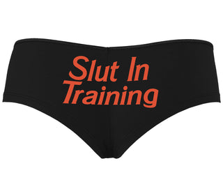Slut In Training - Black Boyshort