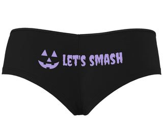 Let's Smash Pumpkins - Black Boyshort