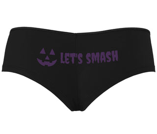 Let's Smash Pumpkins - Black Boyshort