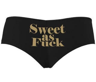 Sweet As Fuck - Black Boyshort