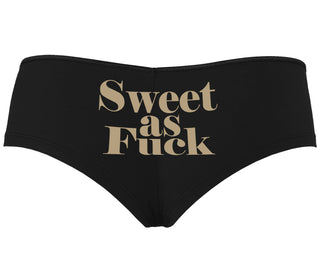 Sweet As Fuck - Black Boyshort