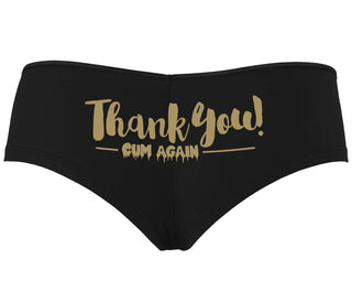 Thank You Cum Again - Black Boyshort