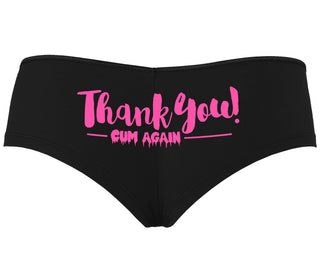 Thank You Cum Again - Black Boyshort