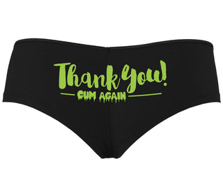 Thank You Cum Again - Black Boyshort