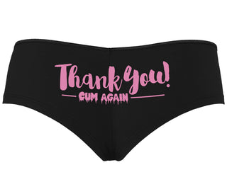 Thank You Cum Again - Black Boyshort