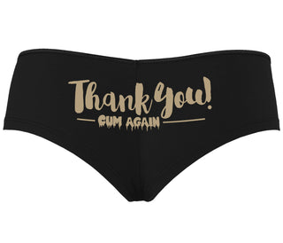 Thank You Cum Again - Black Boyshort