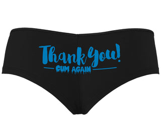 Thank You Cum Again - Black Boyshort