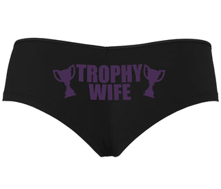 Trophy Wife Award - Black Boyshort