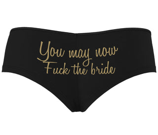 You May Now Fuck The Bride - Black Boyshort