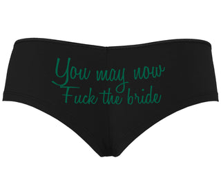 You May Now Fuck The Bride - Black Boyshort