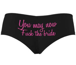 You May Now Fuck The Bride - Black Boyshort