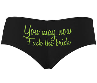You May Now Fuck The Bride - Black Boyshort