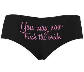 You May Now Fuck The Bride - Black Boyshort