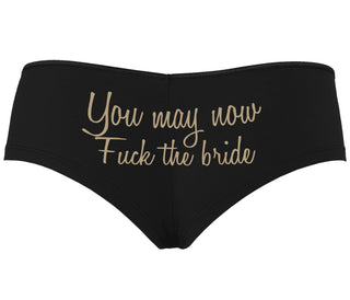 You May Now Fuck The Bride - Black Boyshort