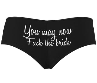 You May Now Fuck The Bride - Black Boyshort
