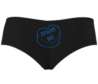 Valentines Day Candy - Spank Me - Black Boyshort