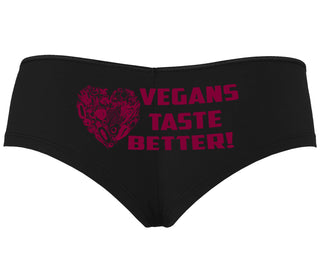 Vegans Tastes Better - Black Boyshort