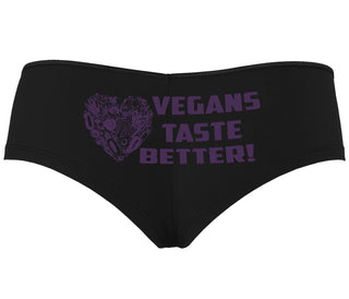 Vegans Tastes Better - Black Boyshort