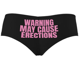 Warning May Cause Erections - Black Boyshort