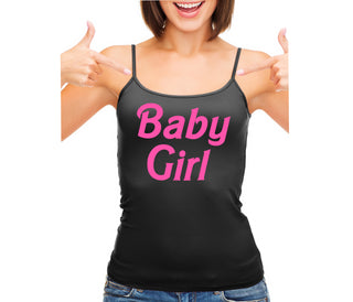 Baby Girl - Black Camisole Tank Top