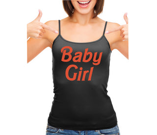 Baby Girl - Black Camisole Tank Top