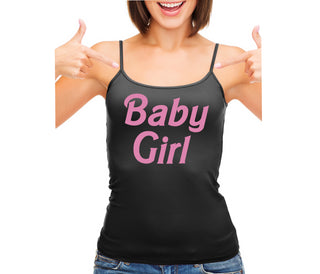Baby Girl - Black Camisole Tank Top