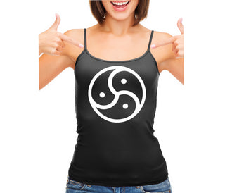 BDSM Symbol - Black Camisole Tank Top