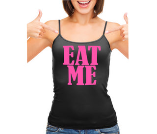 Eat Me - Black Camisole Tank Top