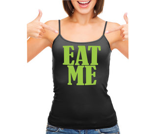 Eat Me - Black Camisole Tank Top